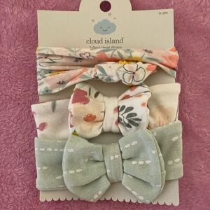 Cloud Island 3 pack head wraps